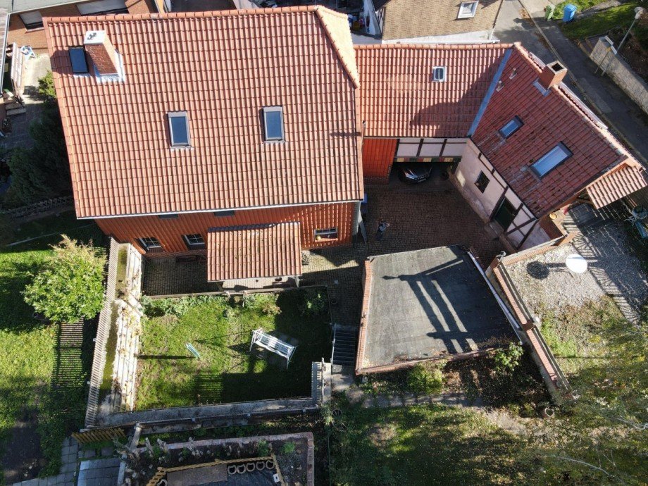 Blick von hinten Einfamilienhaus Sch�ningen